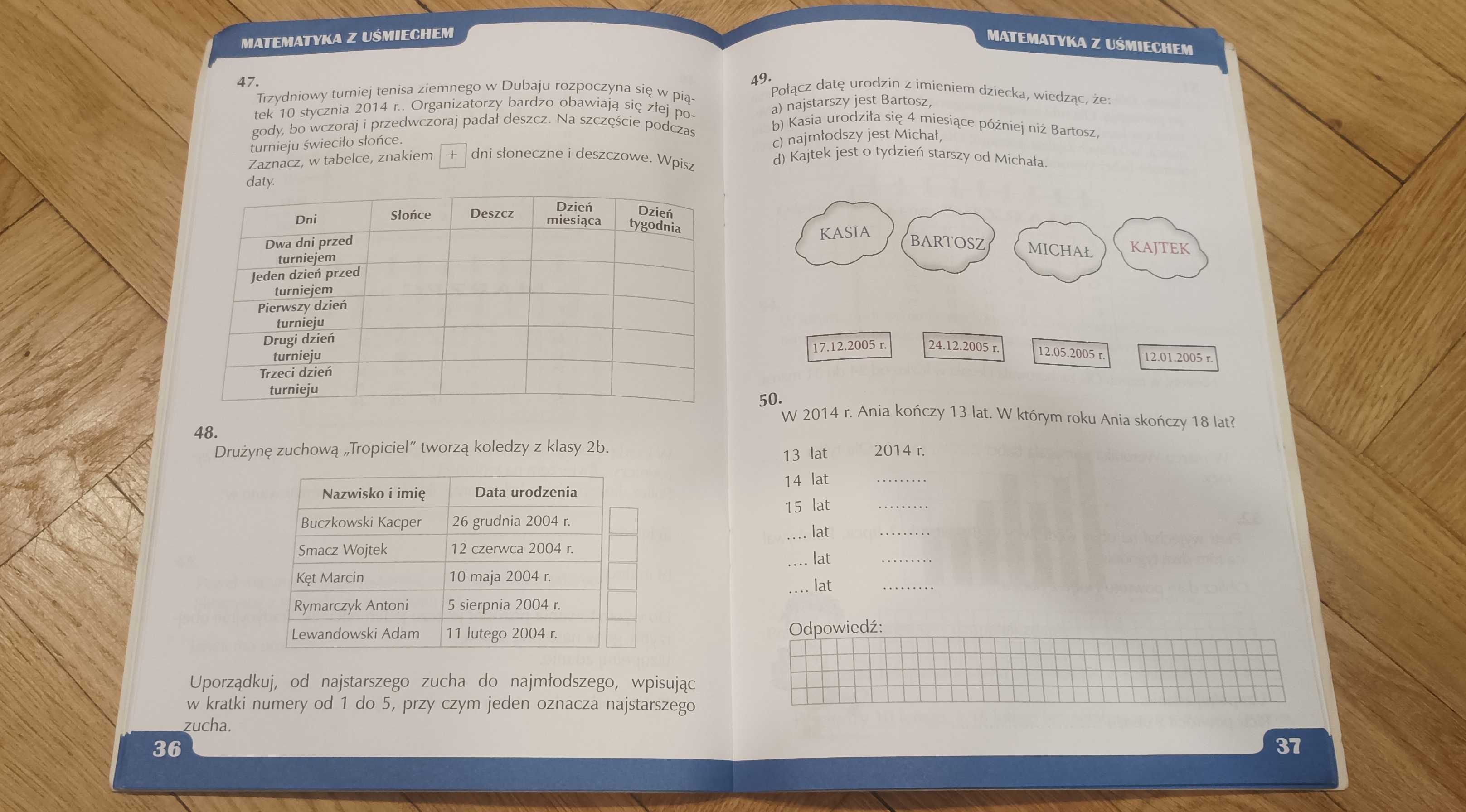 Matematyka z uśmiechem ćwiczenia 2 klasa NOWE