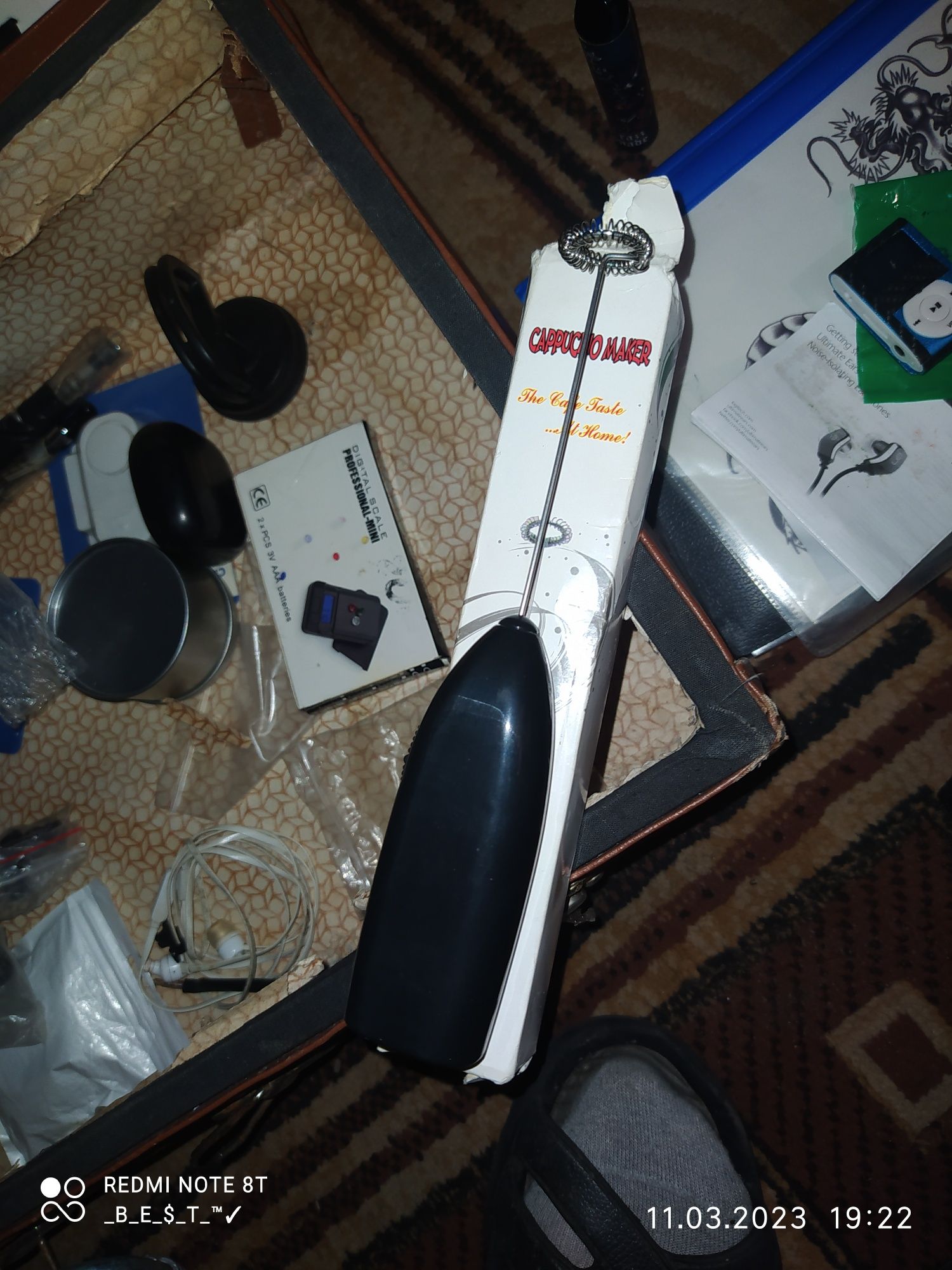 Минимиксер на батарейке
