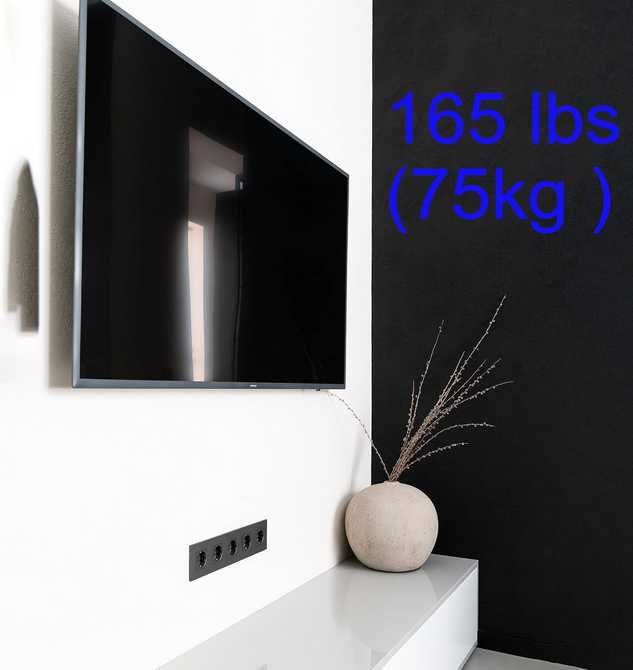 Mocny uchwyt tv wieszak do telewizora regulowany 40-80 cali ścienny