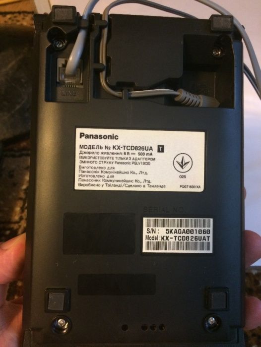 Радіотелефон Panasonic KX-TCD826UA