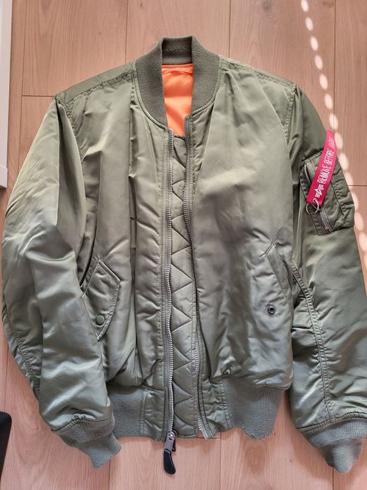 Alpha Industries S oliwka kurtka flek
