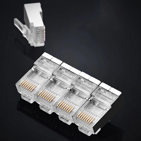 Ugreen 10x wtyk końcówka RJ45/8P8C (UTP Cat. 6 / Cat. 5 / Cat. 5e) sre