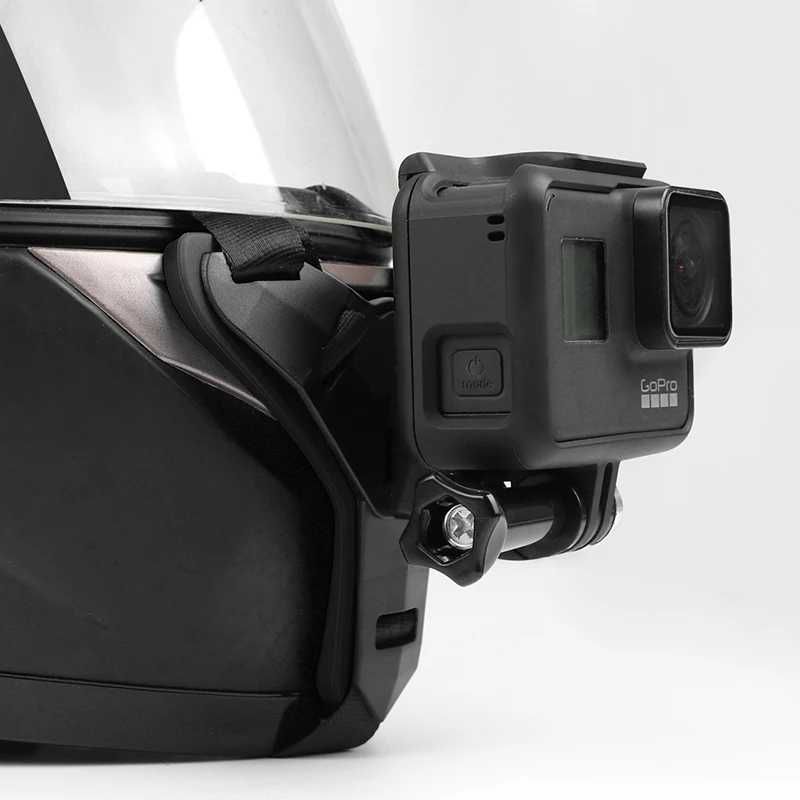 Uchwyt na telefon kamerę GoPro na kask motocyklowy