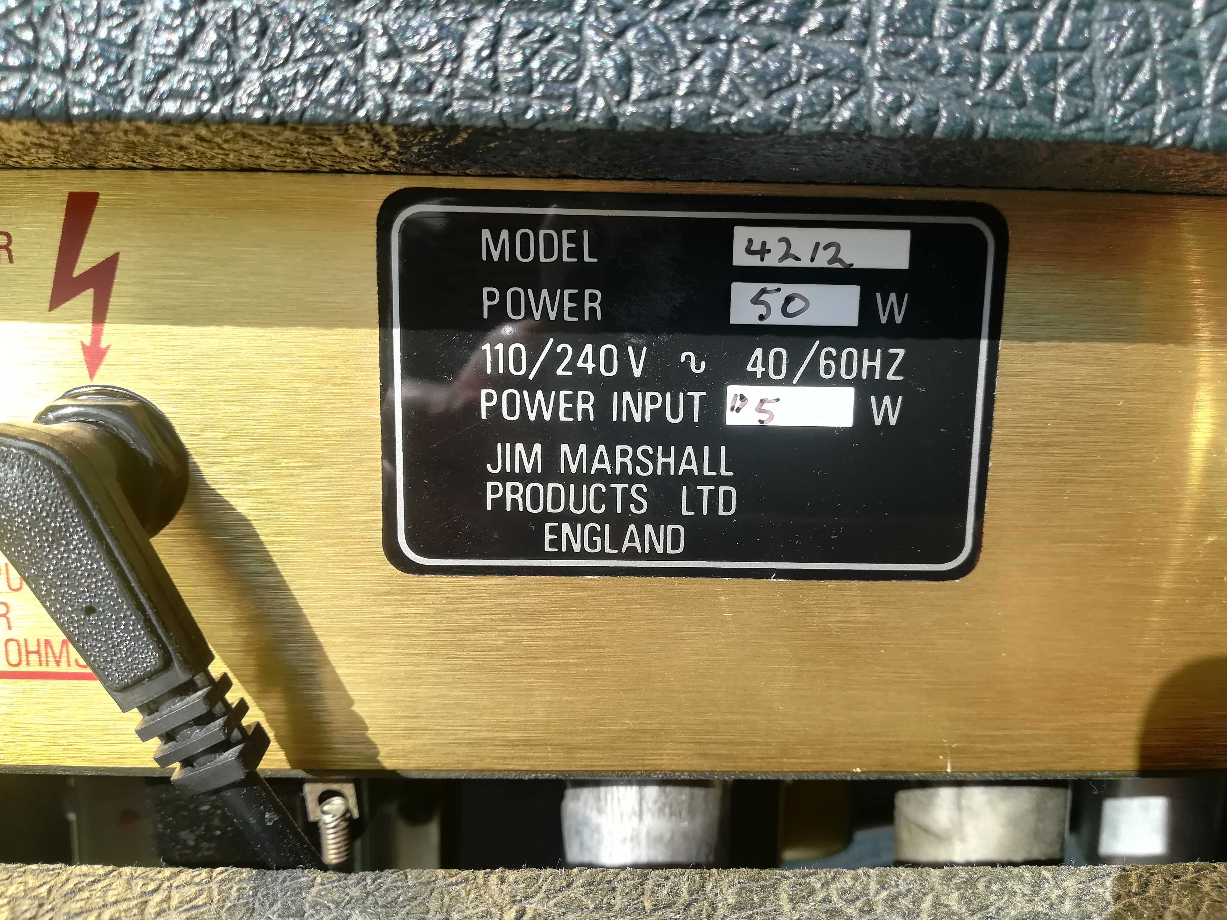 Marshall JCM800 de 1989