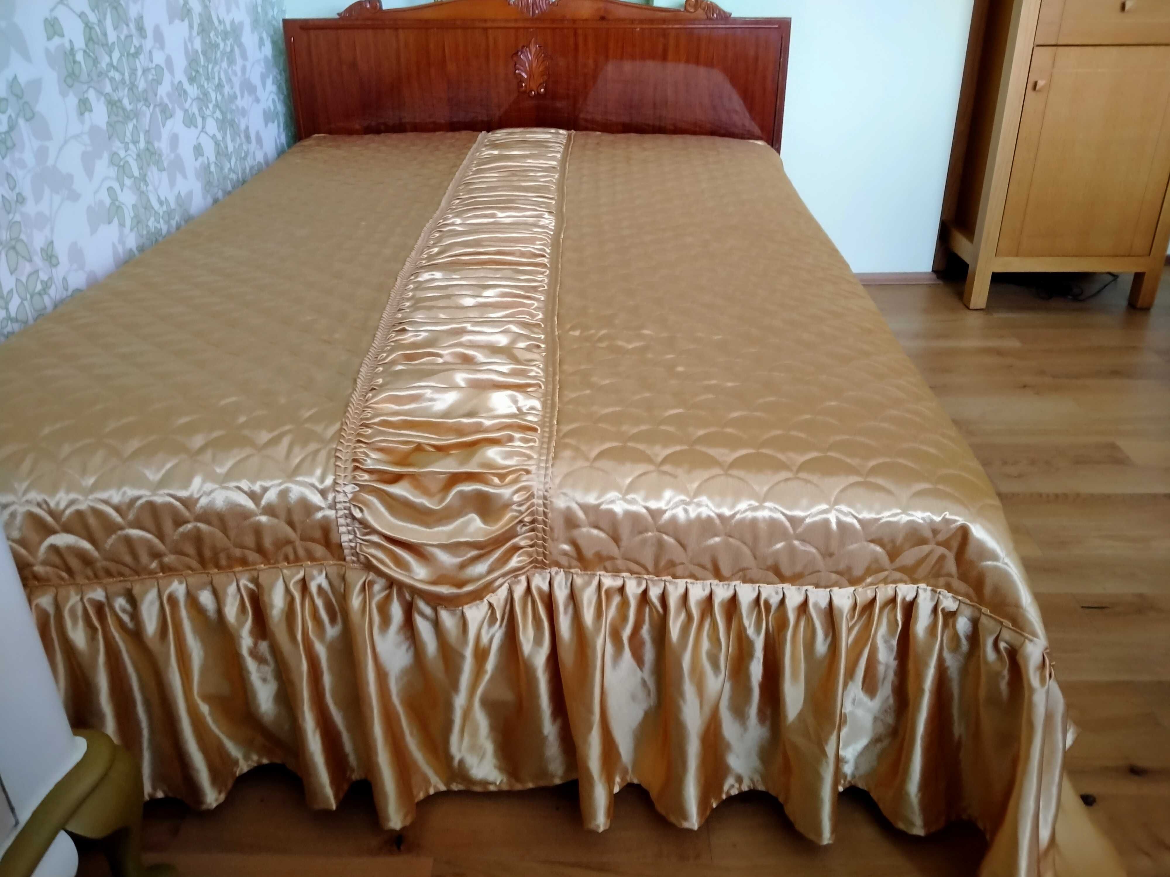 Łóżko w stylu Vintage, 140 cm, materac z trawy morskiej