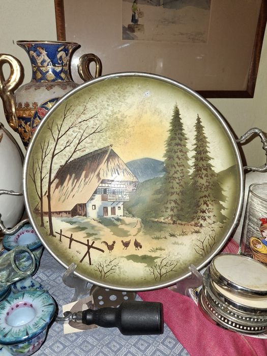 Majolica alemã decorativa raro faiança