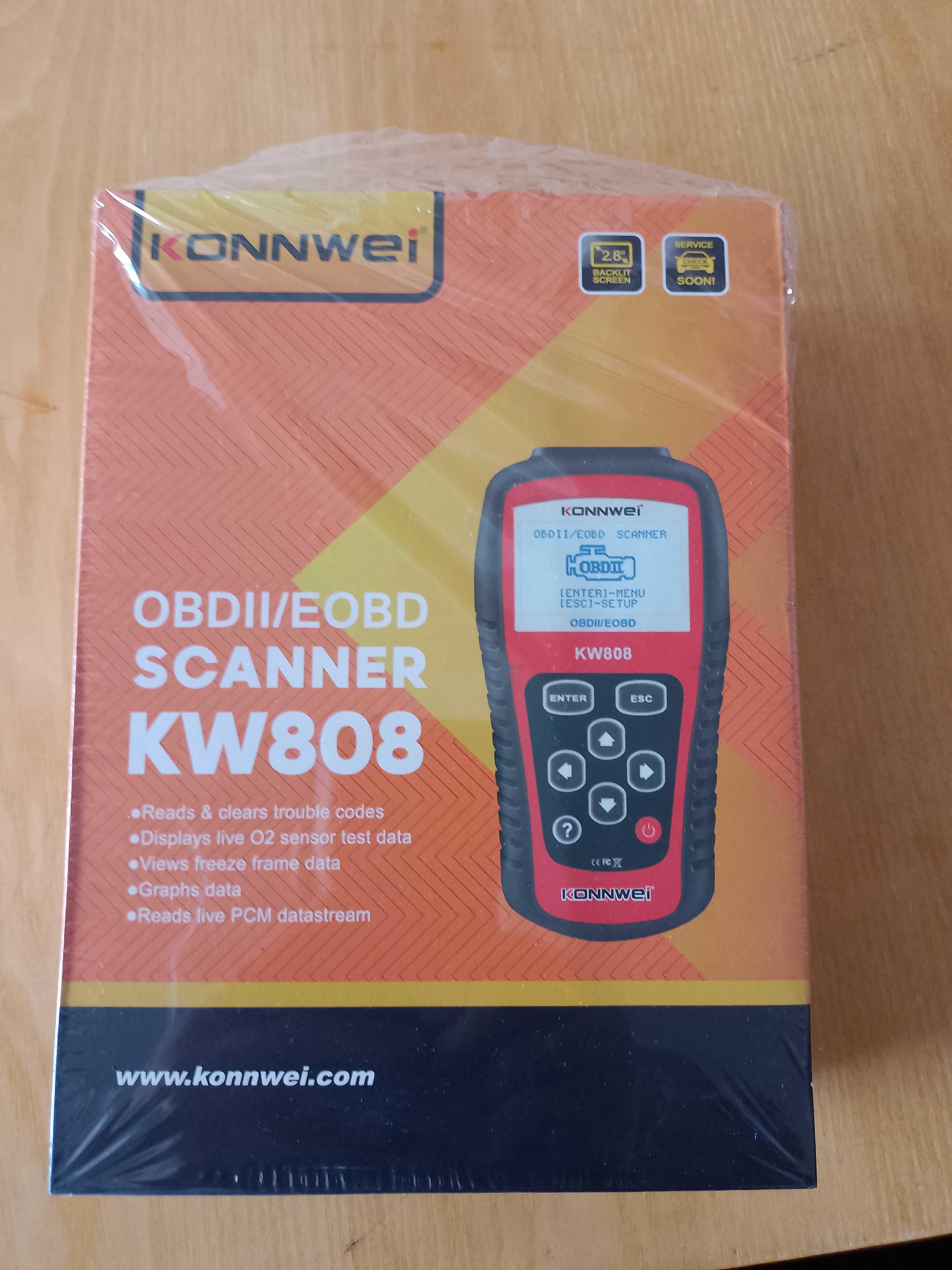 Акційна ціна автосканер професійний Konnwei 808