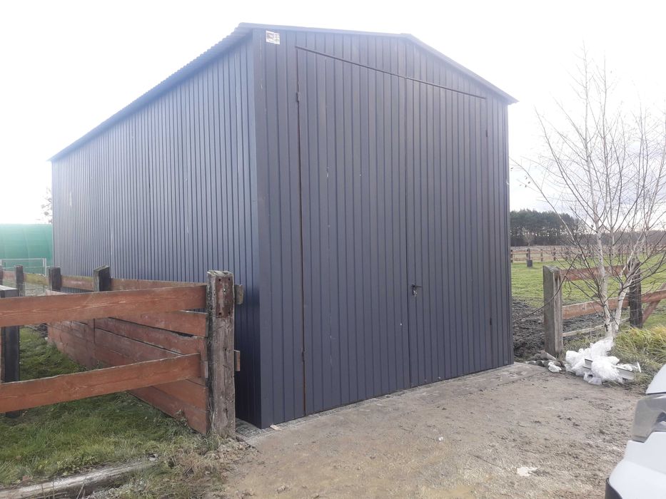 Garaż Blaszany - Wiata Blaszana , Hala Magazynowa , HALE - GRZYWSTAL