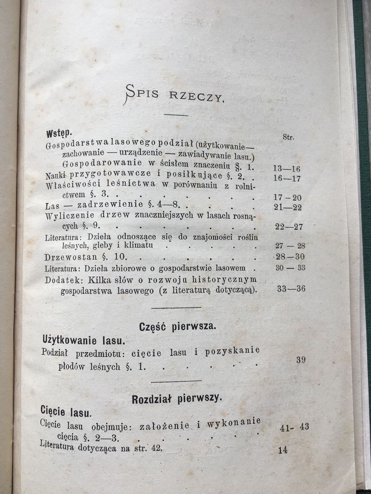 Cięcie użytkowanie lasu Strzelecki Lwów 1874 leśnictwo