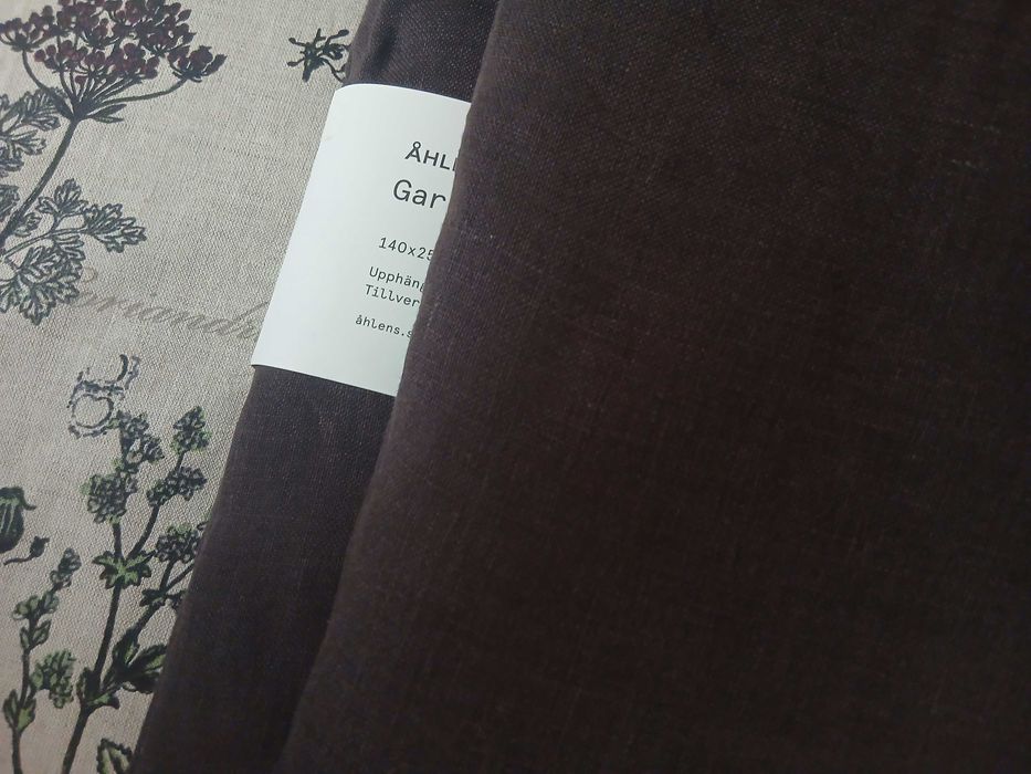 Lniane zasłony AHLENS 140x250 STYL BOHO