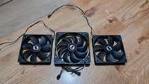 3x Wentylator Silentium PC 140mm 120mm Ciche i Wydajne