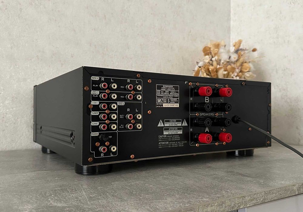 Підсилювач Pioneer A-616 MK II Японія (2 × 120 Вт / 4 Ом / БЖ 650 Вт)