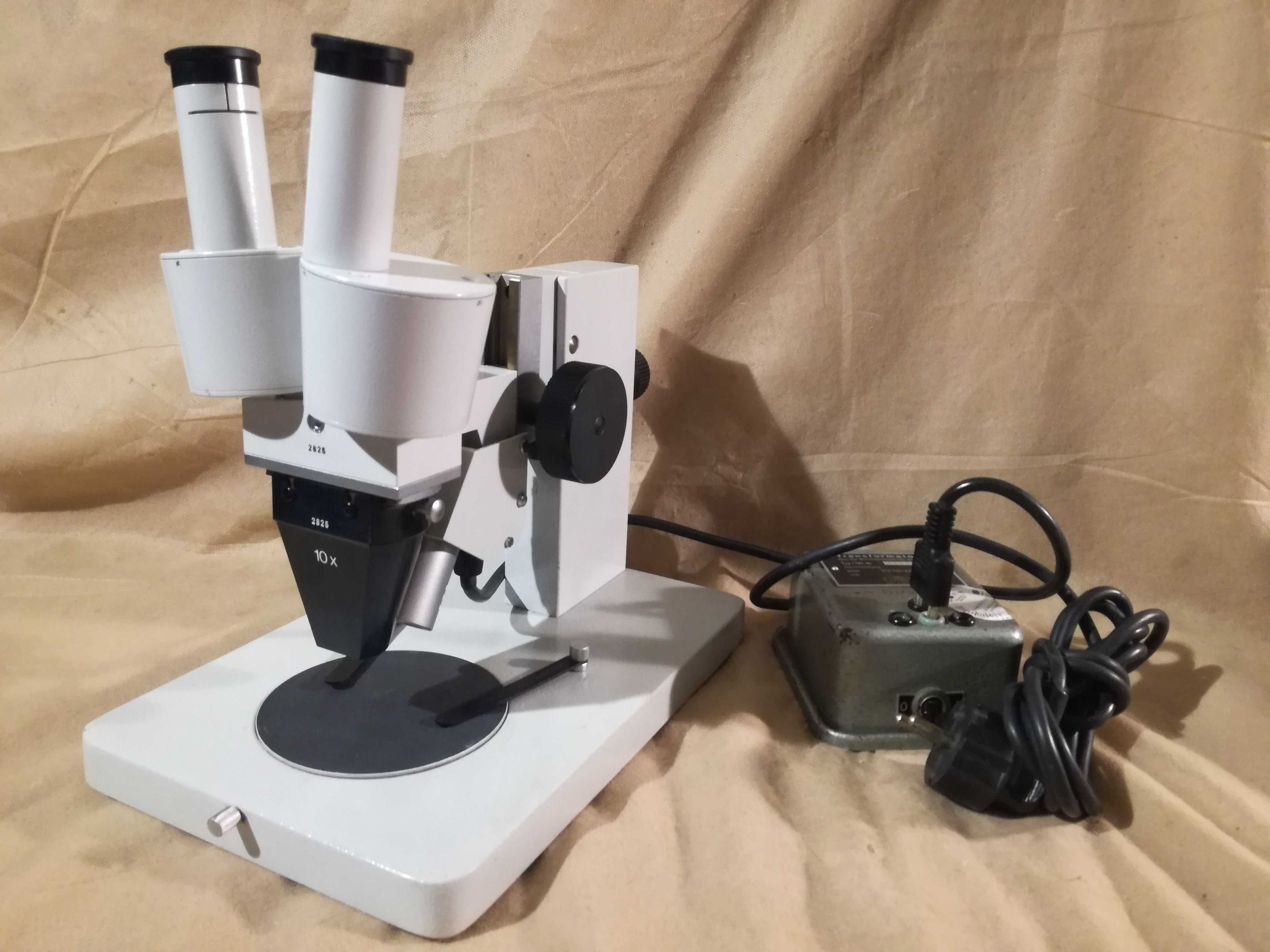 Mikroskop stereo Will 100x Leica biolog. Wetzlar stereoskopowy pzo