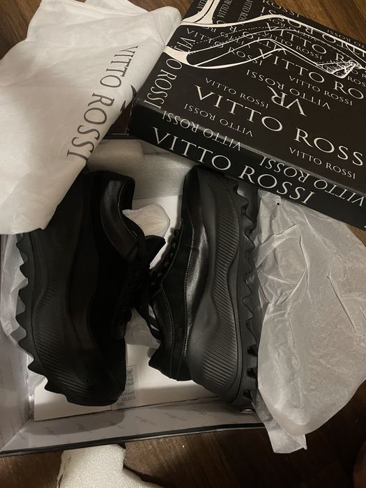 Кроссовки vitto Rossi на платформе кожа