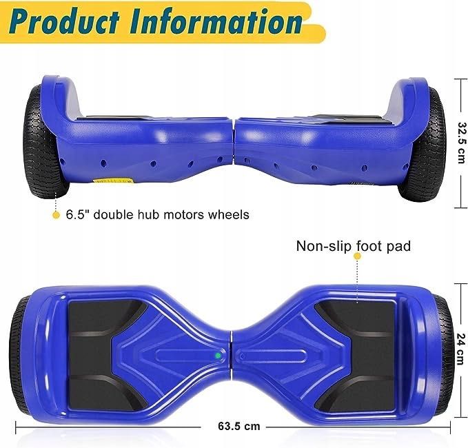 Deskorolka Hoverboard elektryczna dwukołowa HY-A18