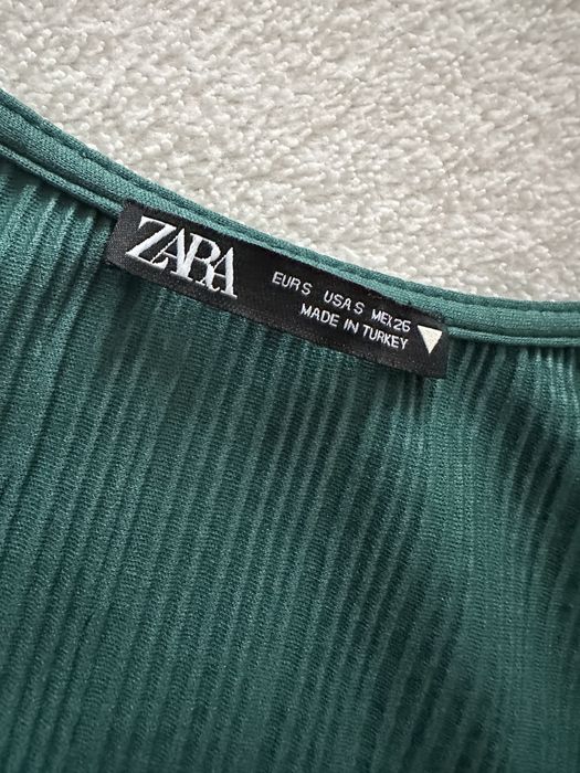 Плаття Zara. Платье зара M. Сукня смарагдова