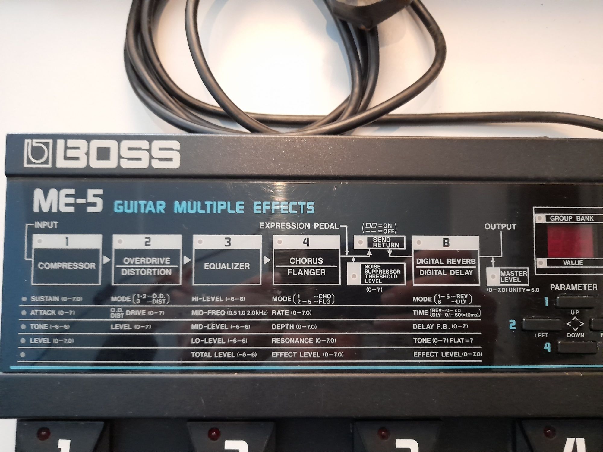 Boss ME-5 Guitar Multiple Effects