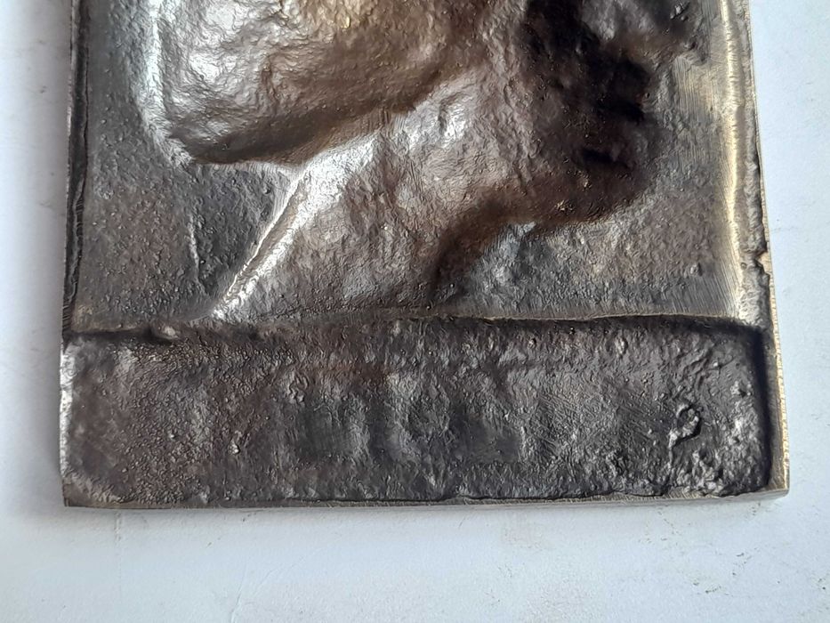 Plakieta Fryderyk Chopin, mosiądz 10,5 cm