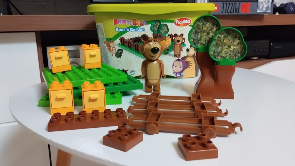 Masza i niedźwiedź LEGO Duplo Playbig bloxx Simba Toys