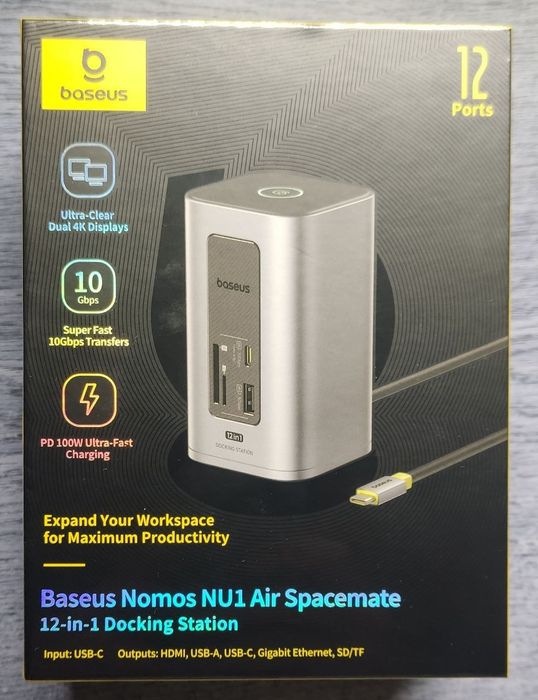 Baseus Nomos NU1 Air Spacemate 12-in-1 Docking Station