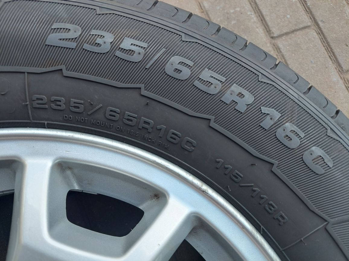 Felga aluminiowa koło zapasowe 5x160 Ford Transit 6.5 X 16 ET 60