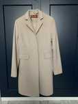 Płaszcz MaxMara damski welna coat women beige winter zima