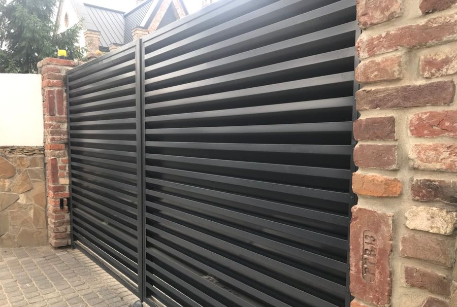 Ворота, забор, зварювальні роботи, сварочные работы, автоматика