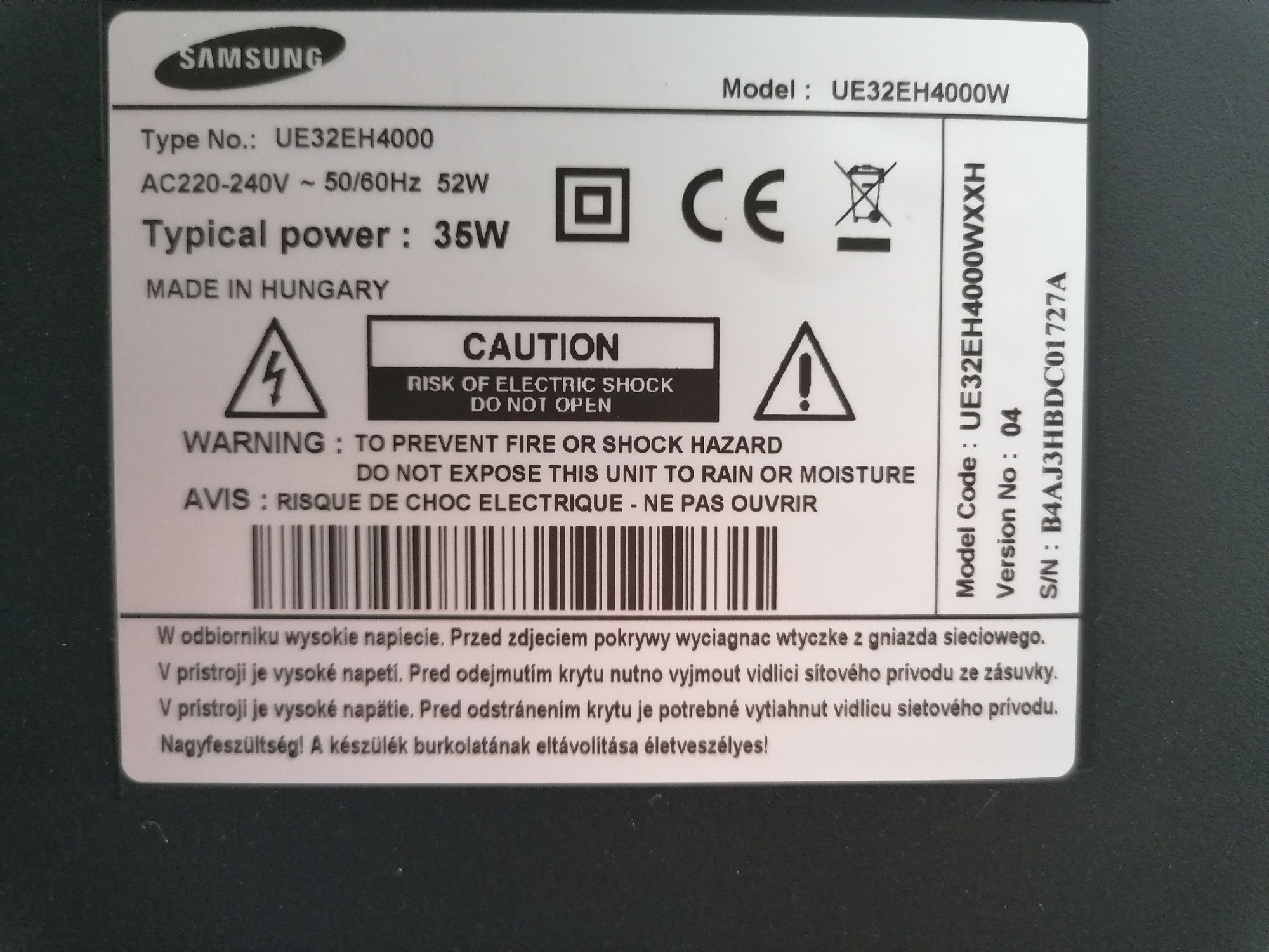 Telewizor Samsung 32 cale