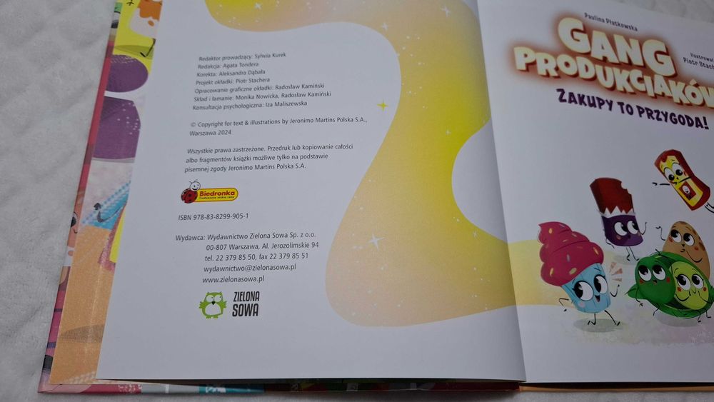 Gang produkciaków, zakupy to przygoda Płatkowska Książeczki dla dzieci