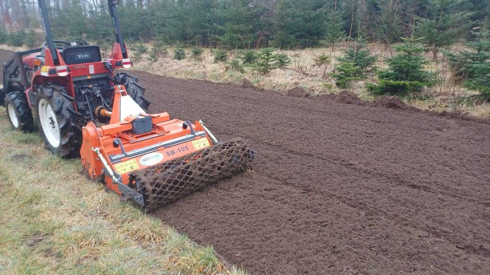 Wynajem wypożyczalnia ciągnik traktor 26 KM glebogryzarka separacyjna