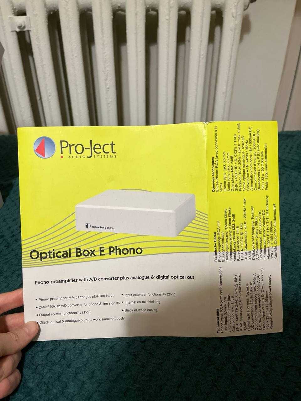 Pro-Ject T1 + Phono Box (korektor)