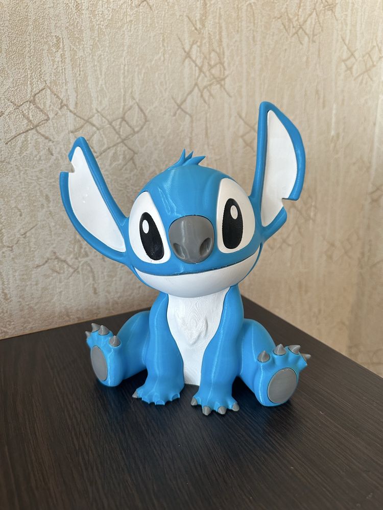 Фигурки Стич и Ангел 3D-печать, ручная работа