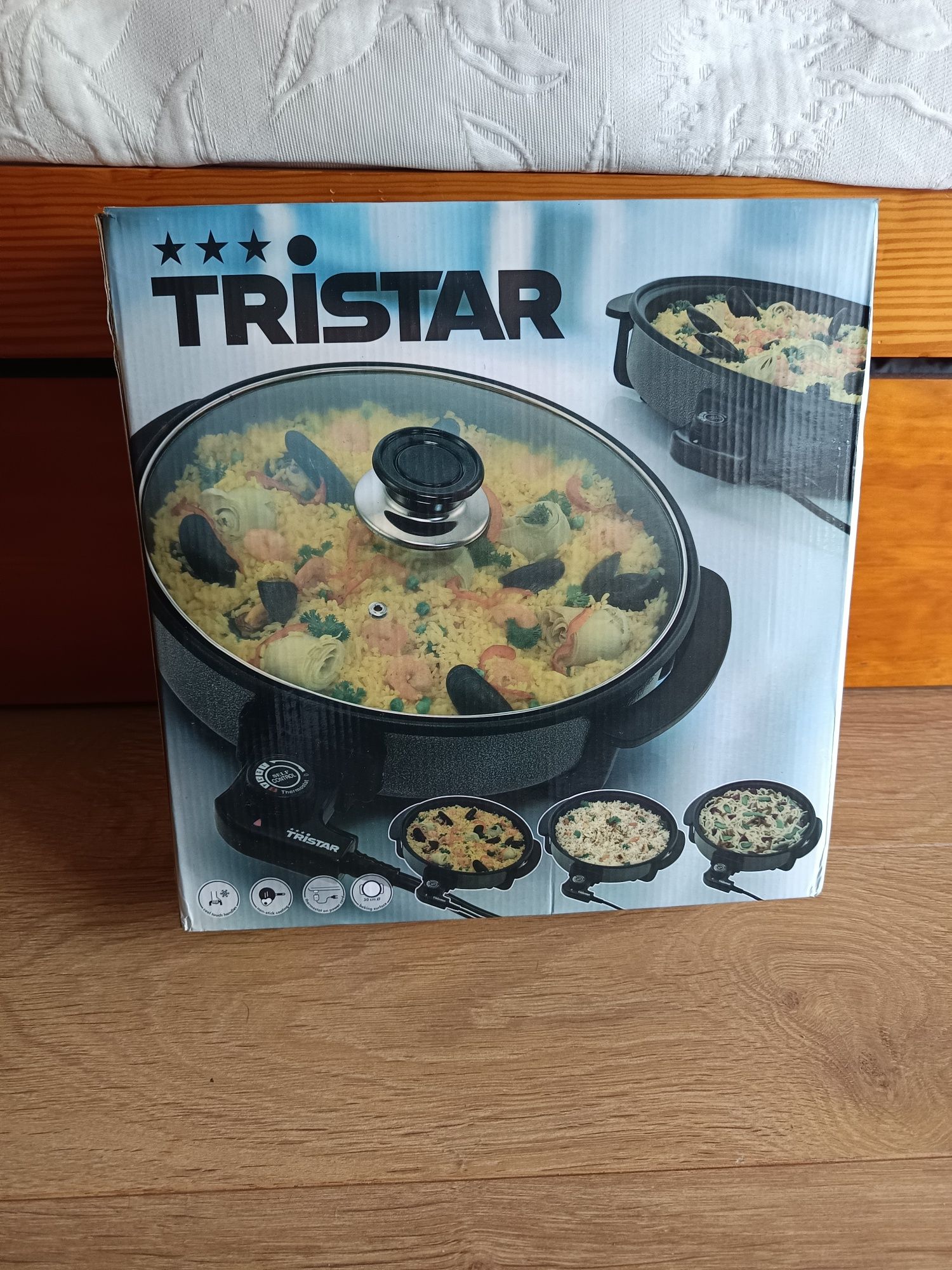 Grelhador elétrico de chapa, novo. Marca Tristar