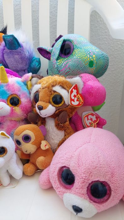 Peluches TY em bom estado. Uma grande coleção