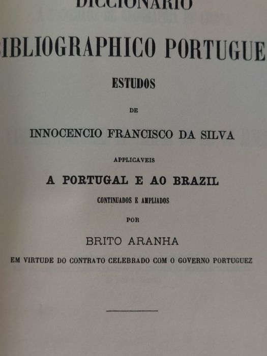 Dicionario bibliografico portugues  completo