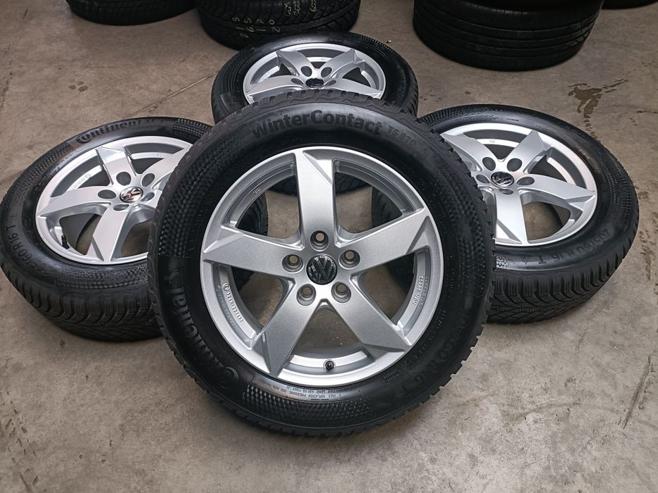 Koła zimowe Alufelgi VW 16 cali 5x112 Tiguan Touran Passat