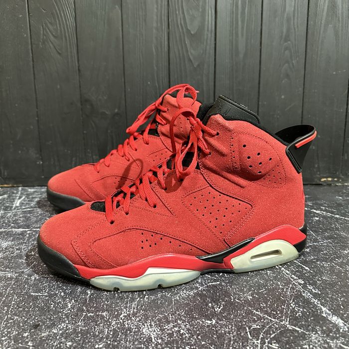 Замшеві ботінки Nike Air Jordan Retro 6. 47 розмір 30.5 см