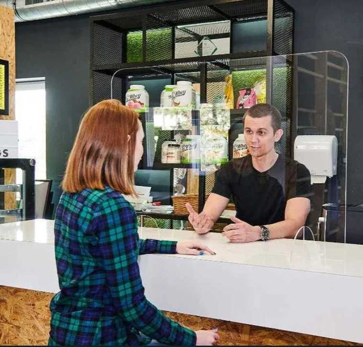 szyba ochronna ze szkła akrylowego