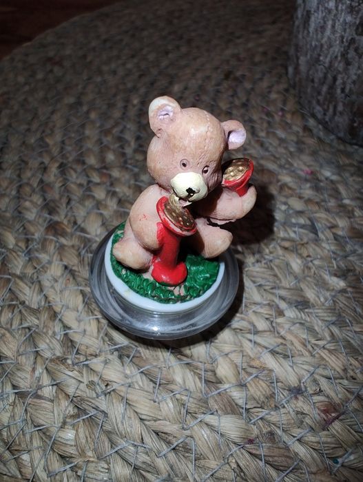 Nasadka misia na długopis z lat 90' z pieczątką