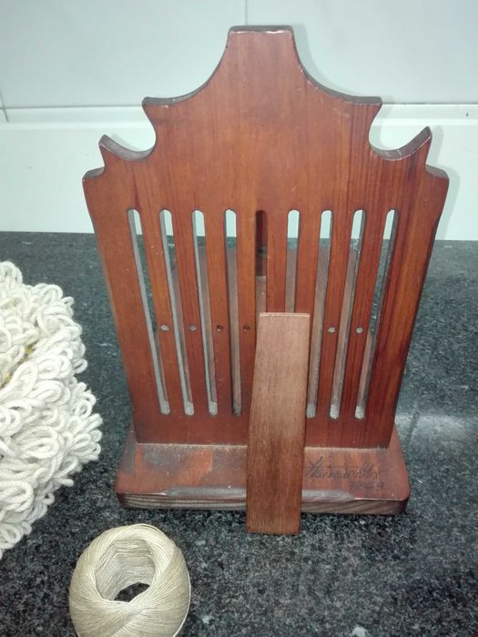 Franja para tapetes de Arraiolos original feita em tear artesanal