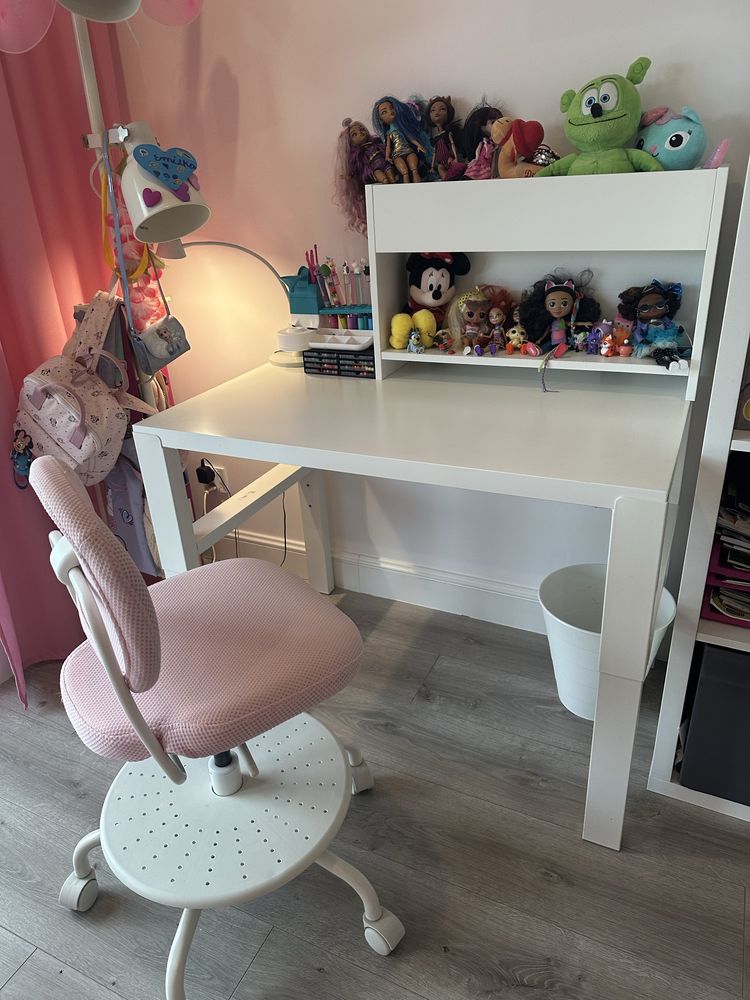 Biurko z nadstawką dla dzieci Ikea
