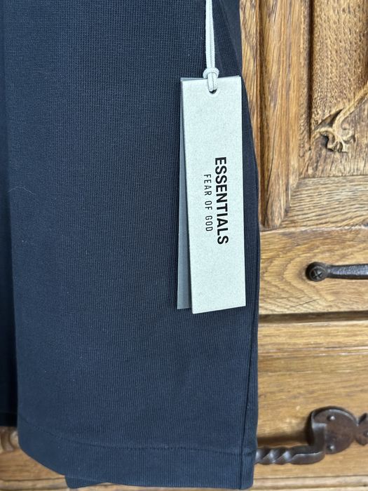 Fear of God Essentials Heavy Crewneck Tee 'Black' (FW24)