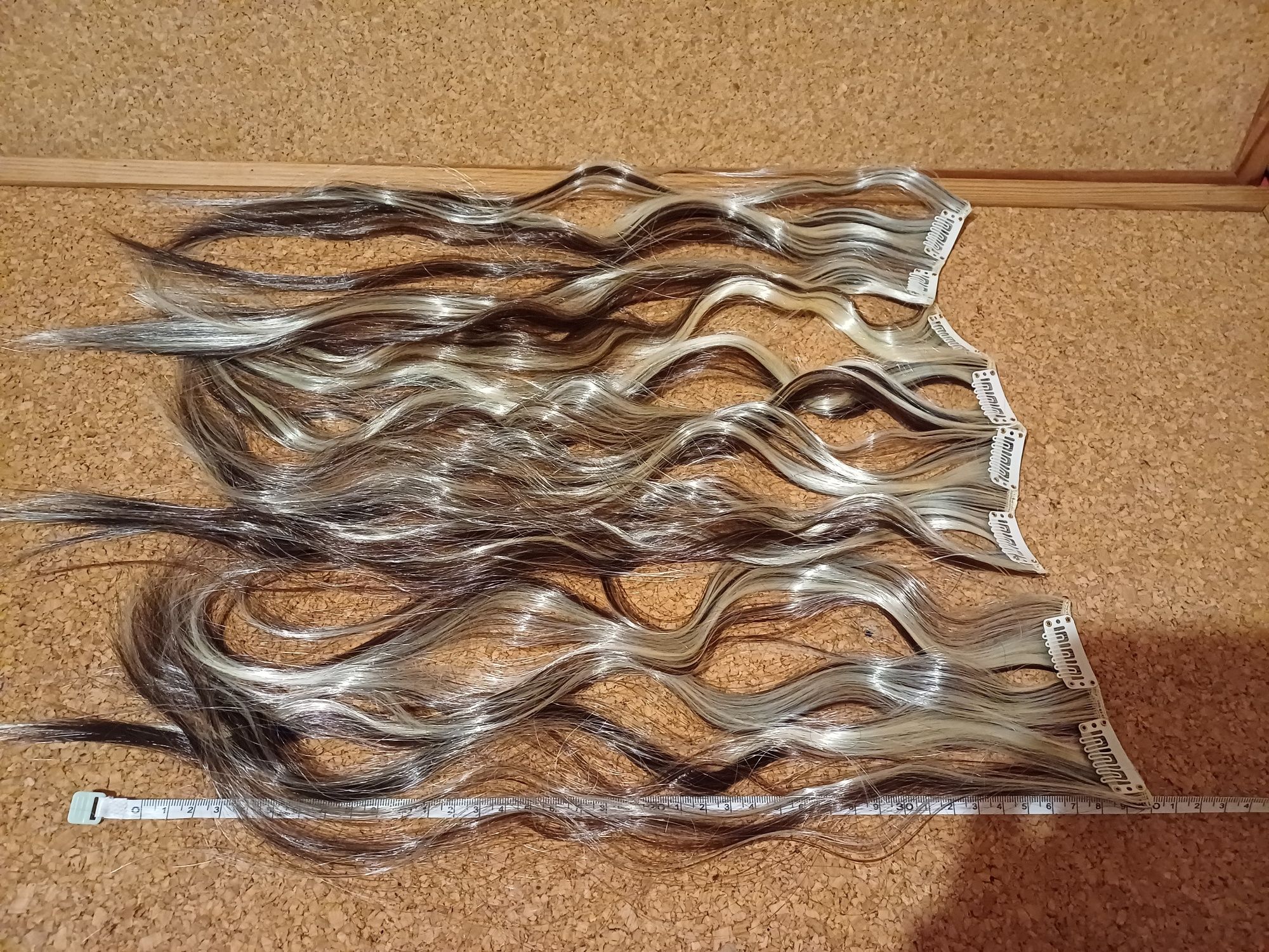 Extensão de cabelo com clips. Novo.