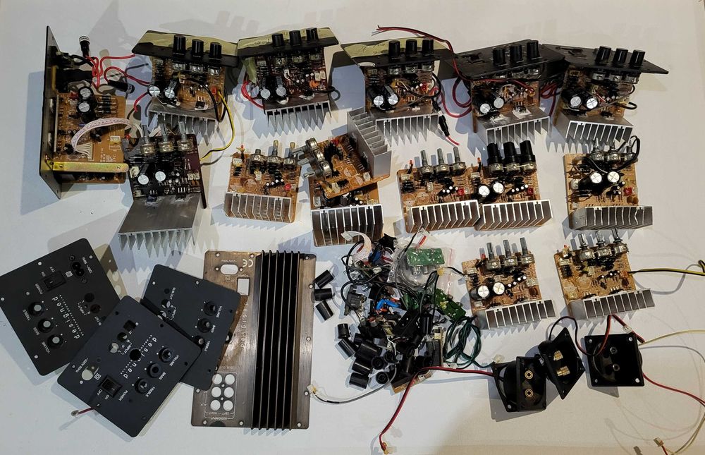 Запчасти к колонкам Sven BF-11 и BF-21 — динамики, платы, корпуса и др