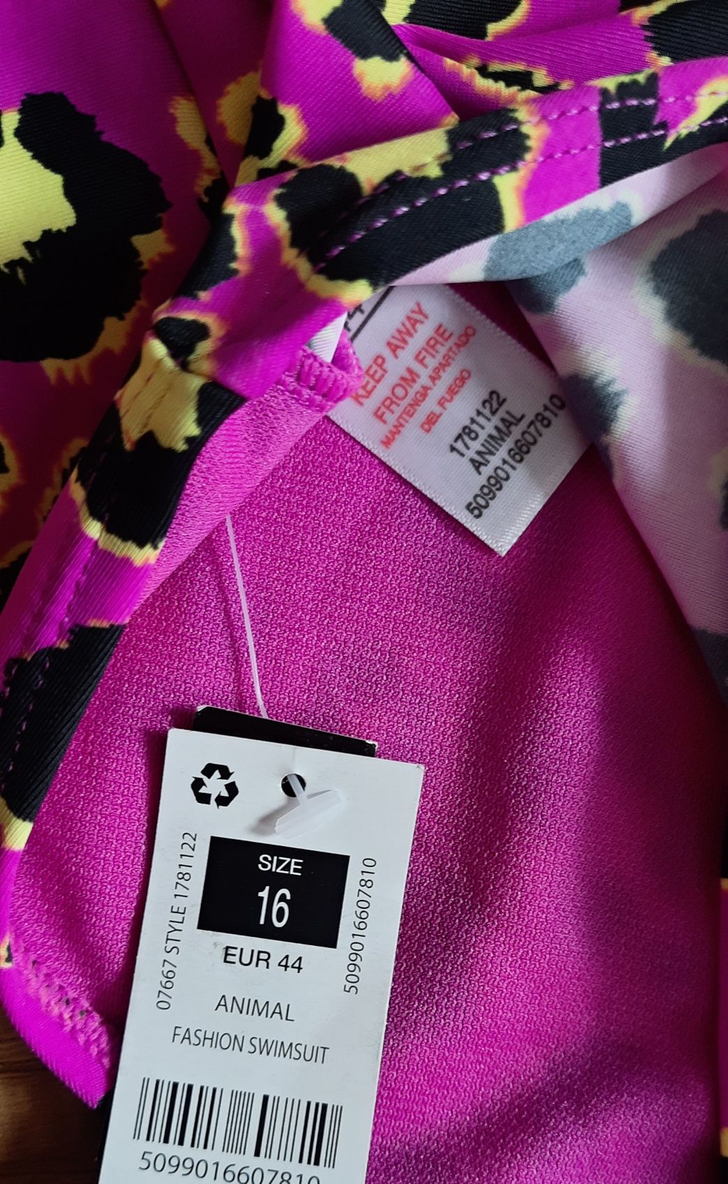 Nowy kostium kąpielowy jednoczęściowy rozmiar 44 size XXL Primark