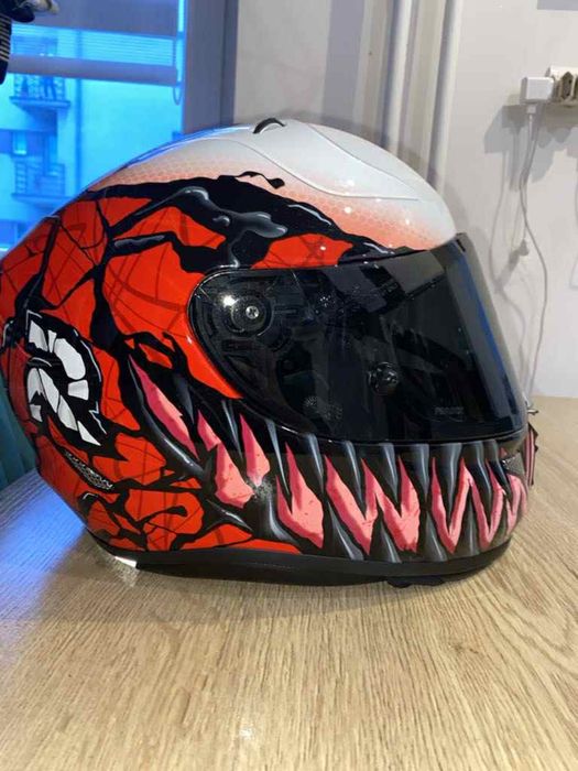 HJC rpha 11 carnage rozm. M + intercom cardo spirit