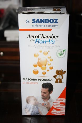 AeroChamber Plus Flow-Vu para crianças até 18 meses