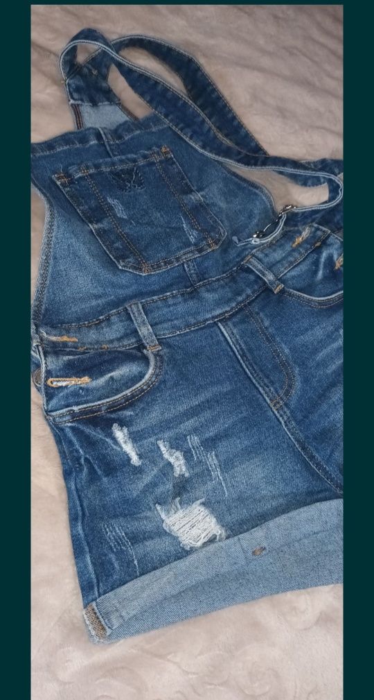 Комбінезон джинсовий жіночий