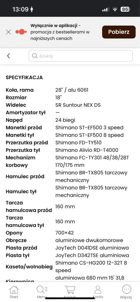 Rower Romet cross Orkan 3