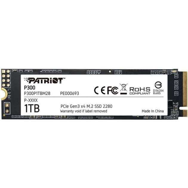 Накопичувач SSD Patriot P300 1TB M.2 2280 NVMe PCIe 3.0 x4 3D NAND TLC
